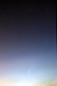 ISS and Comet NEOWISE